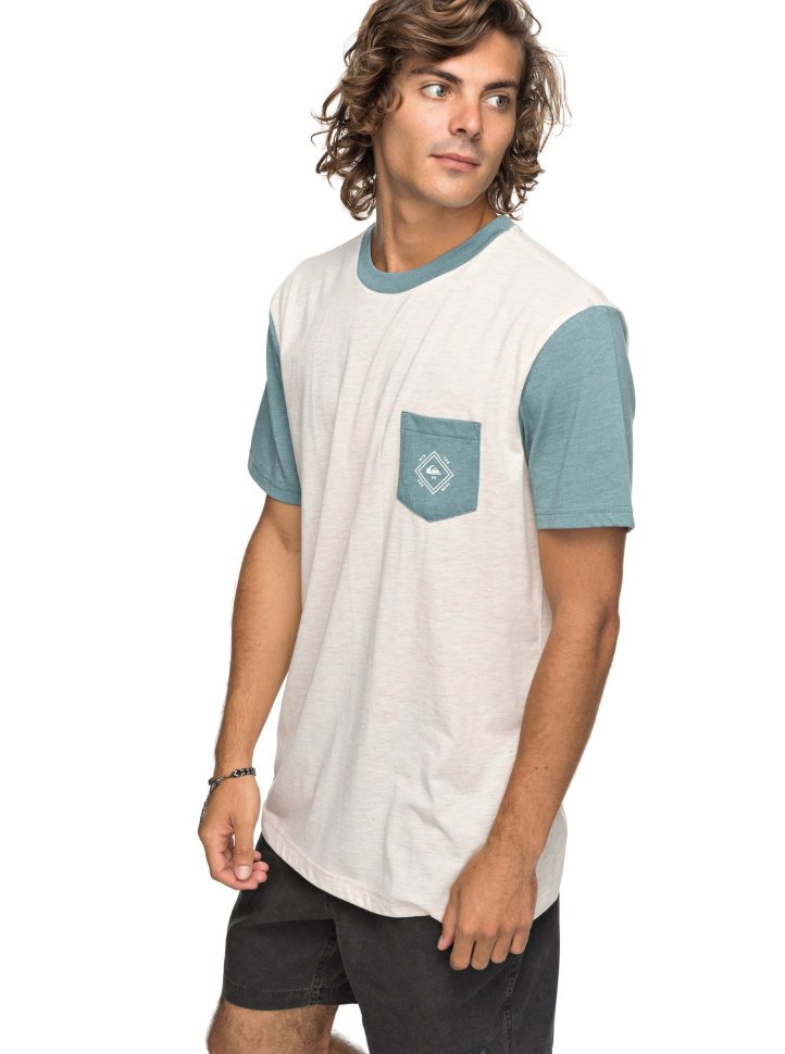 Футболка мужская QUIKSILVER Baysicpocket M Birch