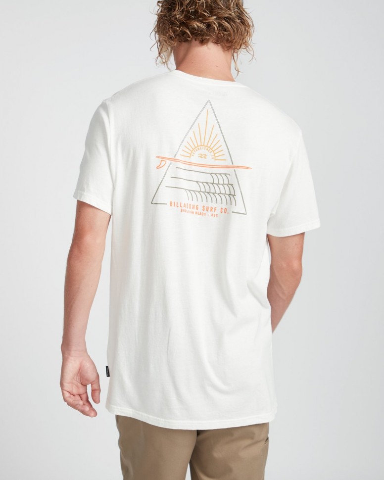 Футболка мужская BILLABONG Prismboard Te Ss Bone фото 3