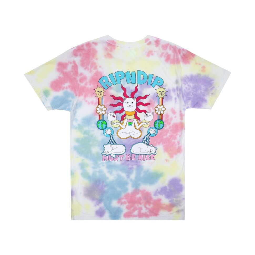 фото Футболка ripndip etheral tee peace / lavender tie dye 2021