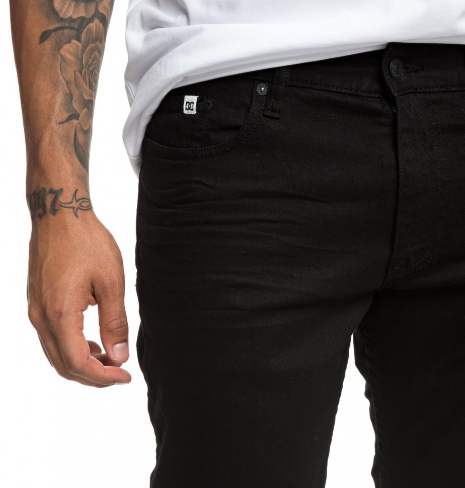 Джинсы DC SHOES Worker Straight M Black Rinse фото 3