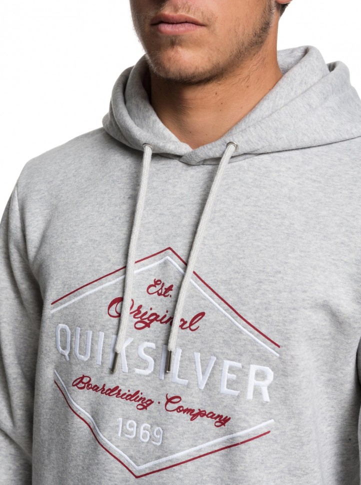 Джемпер QUIKSILVER Nowherenorthhoo M Light Grey Heather фото 2