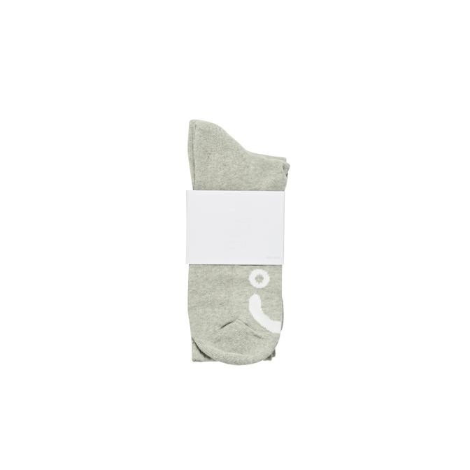 Носки POLAR SKATE CO. Happy Sad Socks Heather Grey фото 2