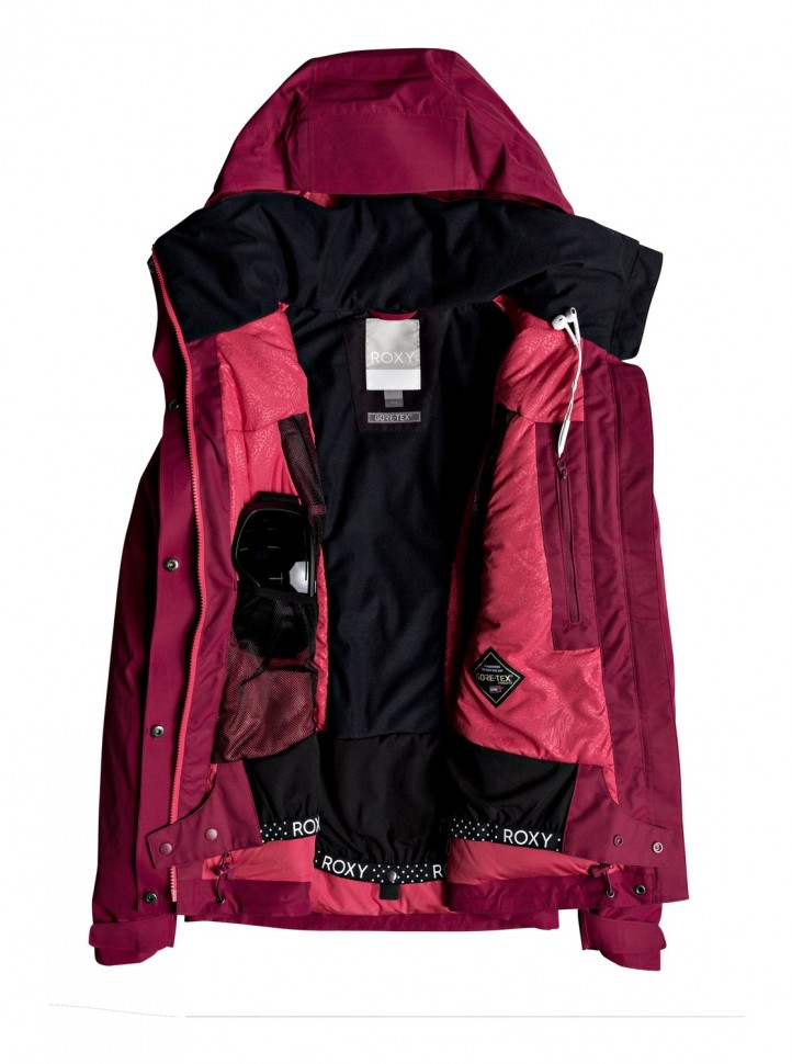 Куртка для сноуборда женская ROXY Wilder Jk J Beet Red фото 3