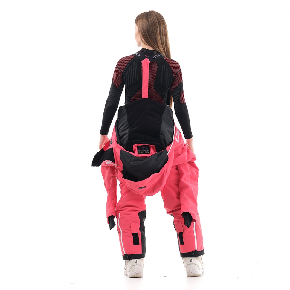 Комбинезон для сноуборда женский DRAGONFLY Ski Premium Woman Pink фото 3