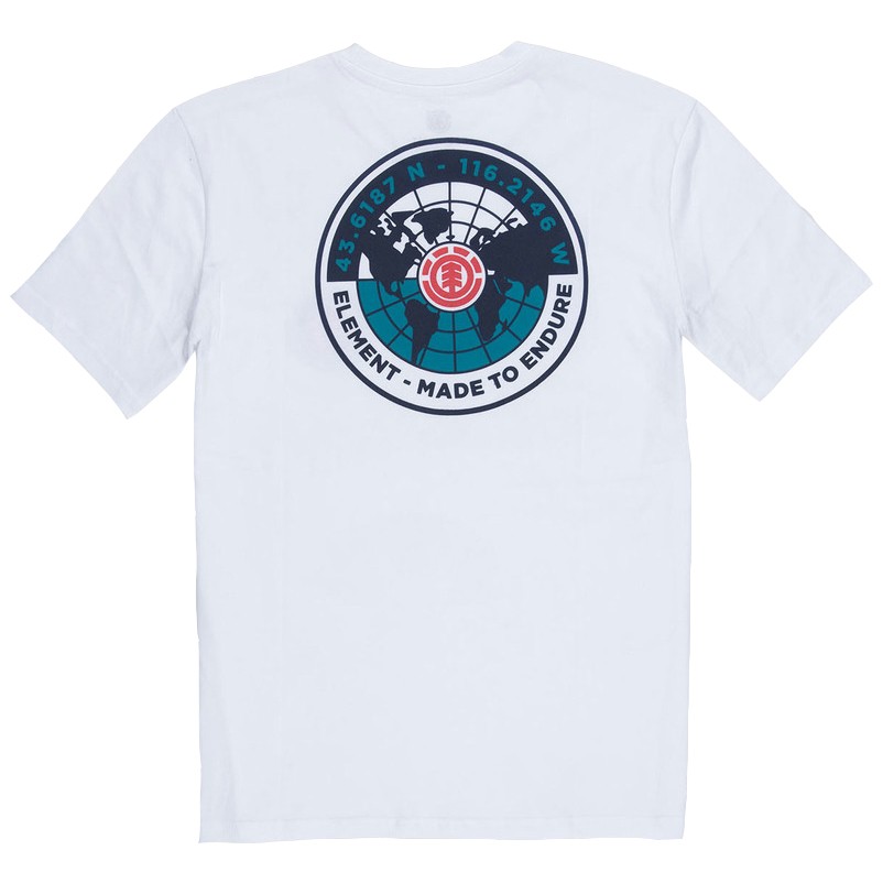 Футболка мужская ELEMENT Radar Ss Optic White фото 3