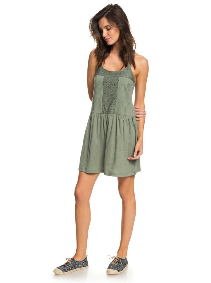 Платье женское ROXY Whitebeaches J Olive фото 3