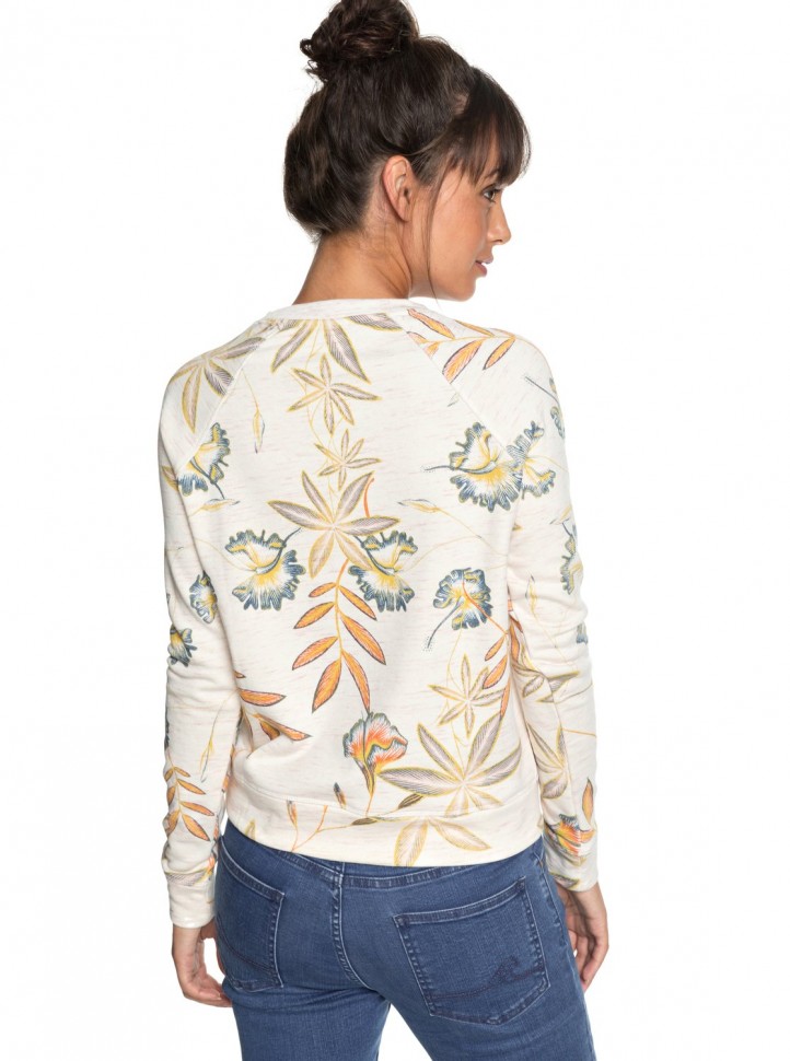 Джемпер ROXY Night Is Young J Marshmallow Bird Flower фото 3