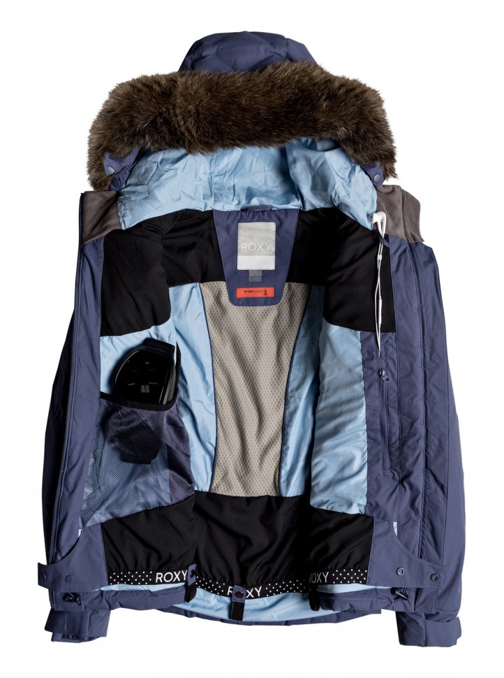 Куртка для сноуборда женская ROXY Breeze Jk J Crown Blue фото 3