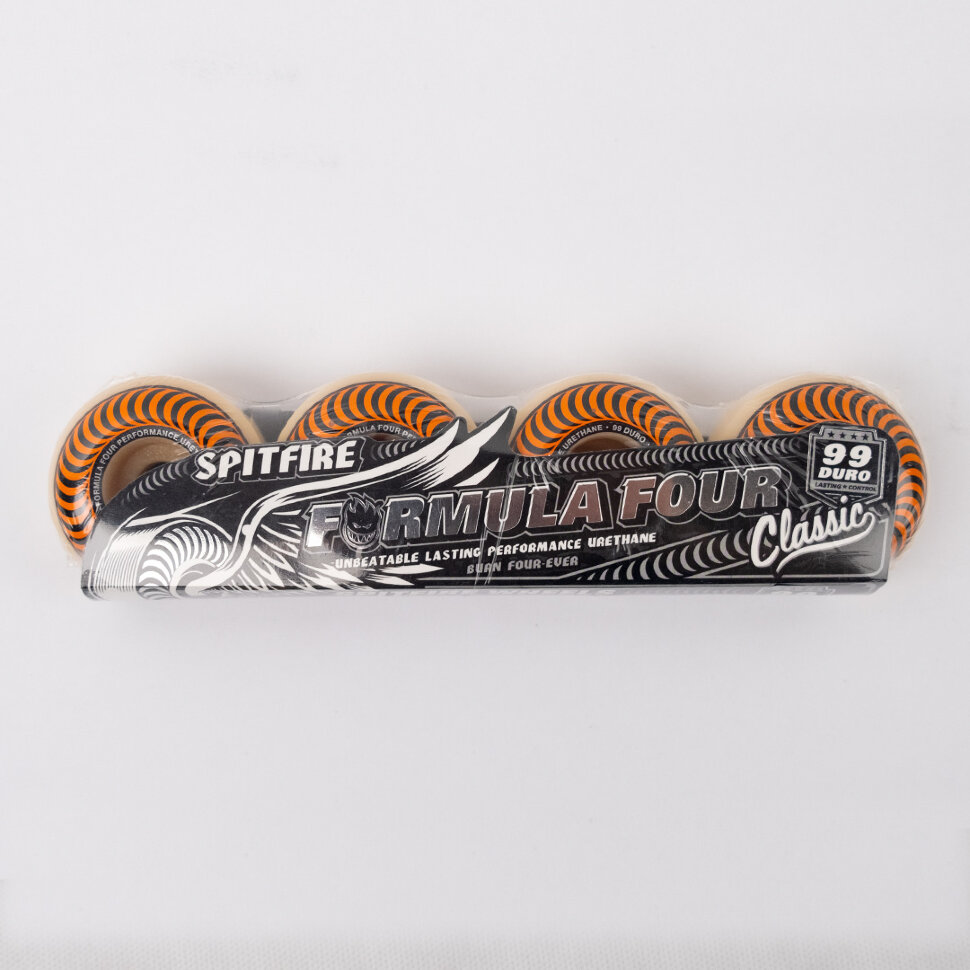 фото Колеса для скейтборда spitfire f4 classic orange 53мм 99a 2021