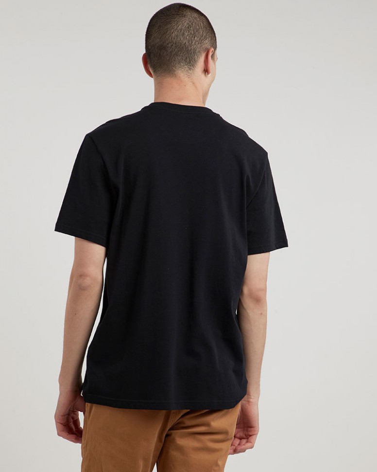 Футболка мужская ELEMENT Basic Pocket Cr Ss Flint Black фото 2