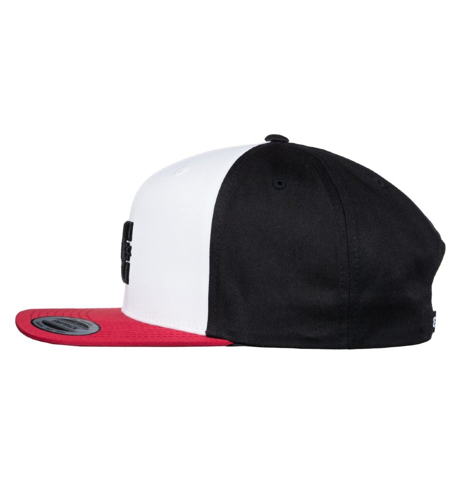 Кепка-бейсболка мужская DC SHOES Snappy Black/ Snow White фото 2