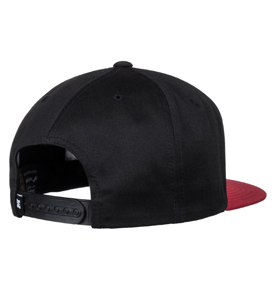Кепка-бейсболка мужская DC SHOES Snappy Black/ Snow White фото 3
