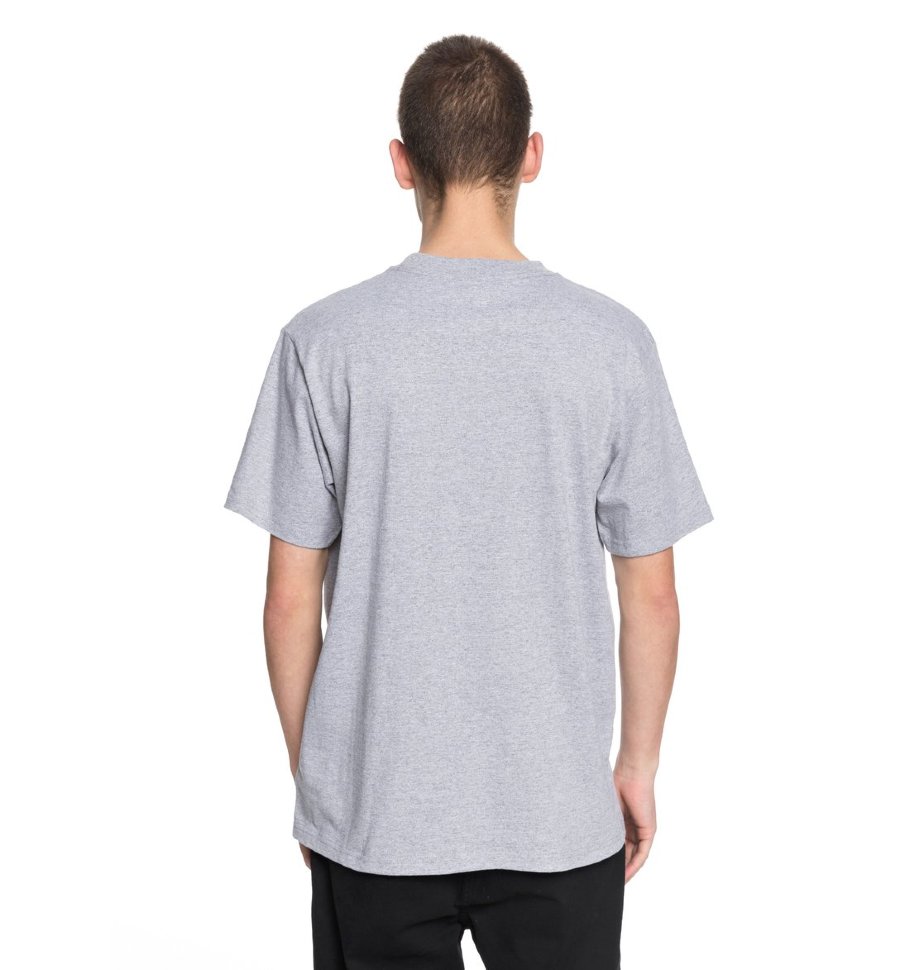 Футболка мужская DC SHOES Knuckle In A Ro M Grey Heather фото 3