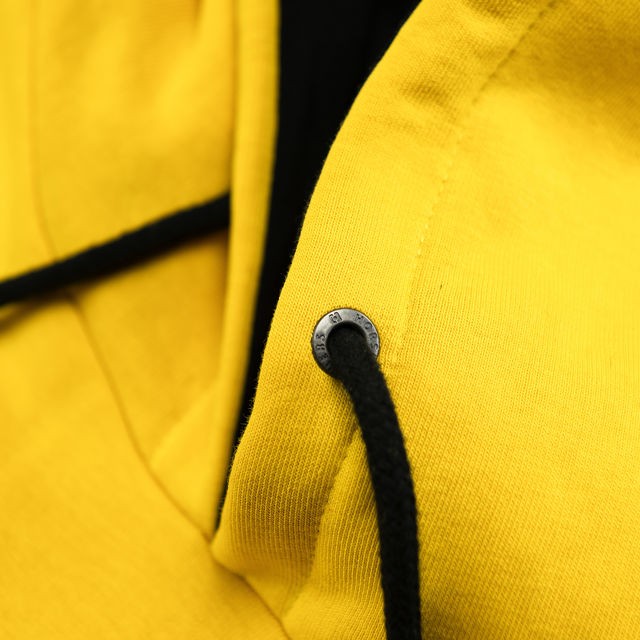 Флисовая толстовка HORSEFEATHERS Langley Atrip Sweatshirt Lemon фото 6