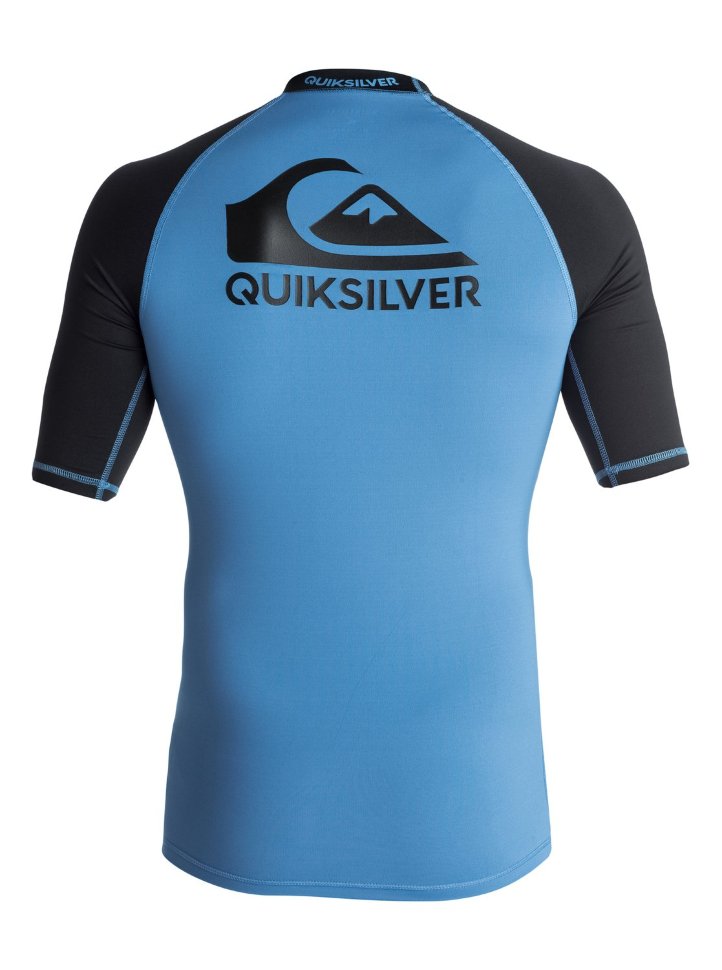 Гидрофутболка мужская QUIKSILVER On Tour Ss M Brilliant Blue/ Black фото 2