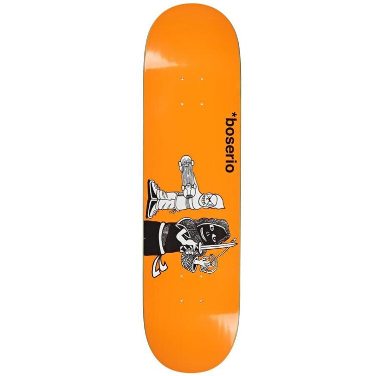 фото Дека для cкейтборда polar skate co. nick boserio- knock knock orange 8.25 дюйм 2020