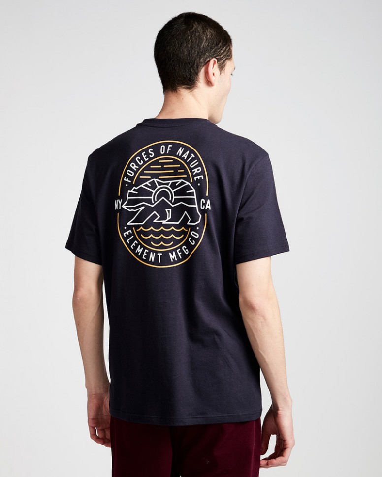 Футболка мужская ELEMENT Roam Ss Eclipse Navy фото 2