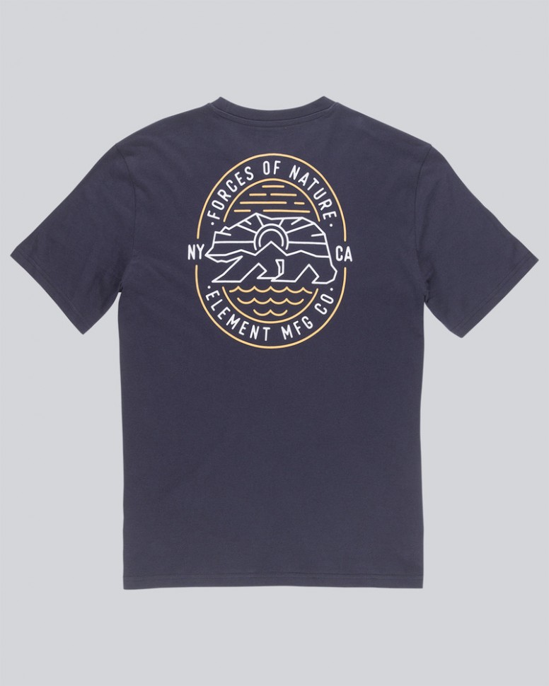 Футболка мужская ELEMENT Roam Ss Eclipse Navy фото 4