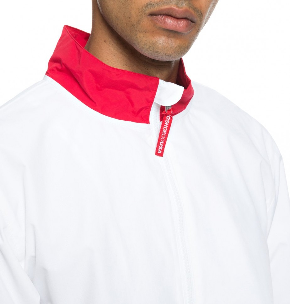 Куртка DC SHOES Skate Track Top M White фото 3