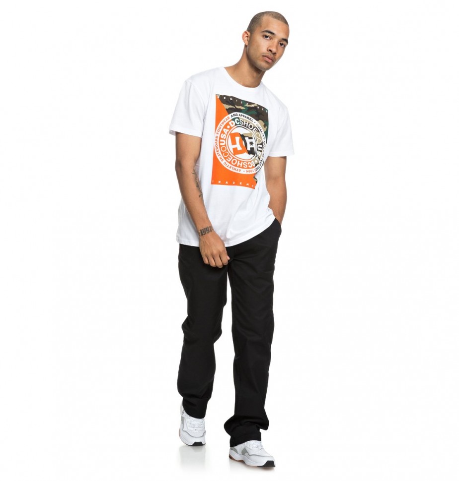 Футболка DC SHOES Warfare Ss M Snow White фото 4