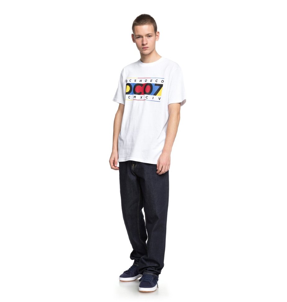 Футболка мужская DC SHOES Knuckle In A Ro M Snow White фото 2