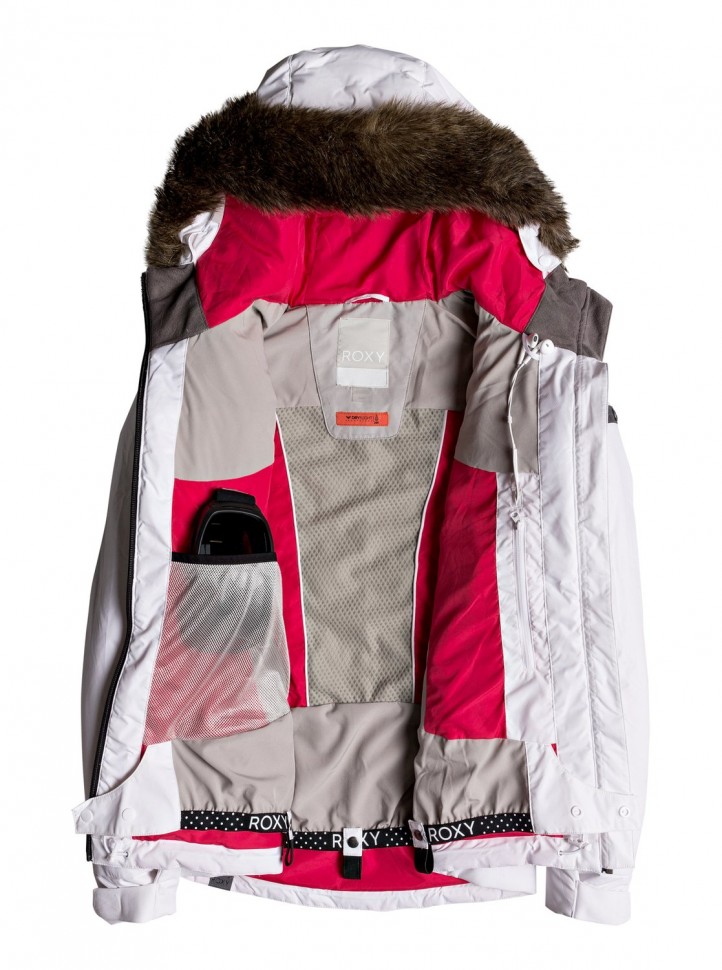 Куртка для сноуборда женская ROXY Breeze Jk J Bright White фото 3