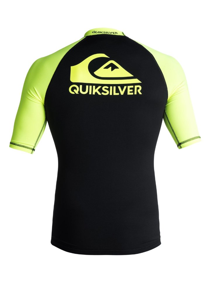 Гидрофутболка мужская QUIKSILVER On Tour Ss M Safety Yellow/ Black фото 2