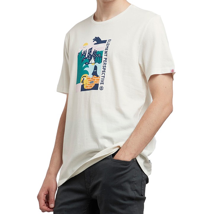 Футболка мужская ELEMENT Dreamer Ss Bone White фото 2
