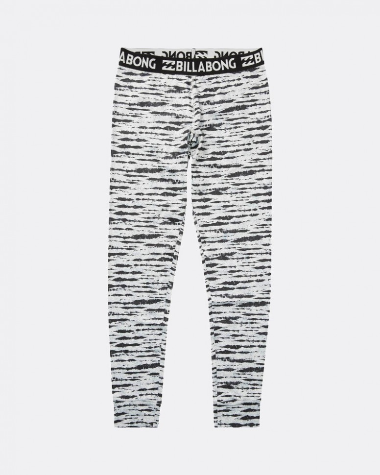 Термоштаны женские BILLABONG Warm Up Tech Pant Black/White