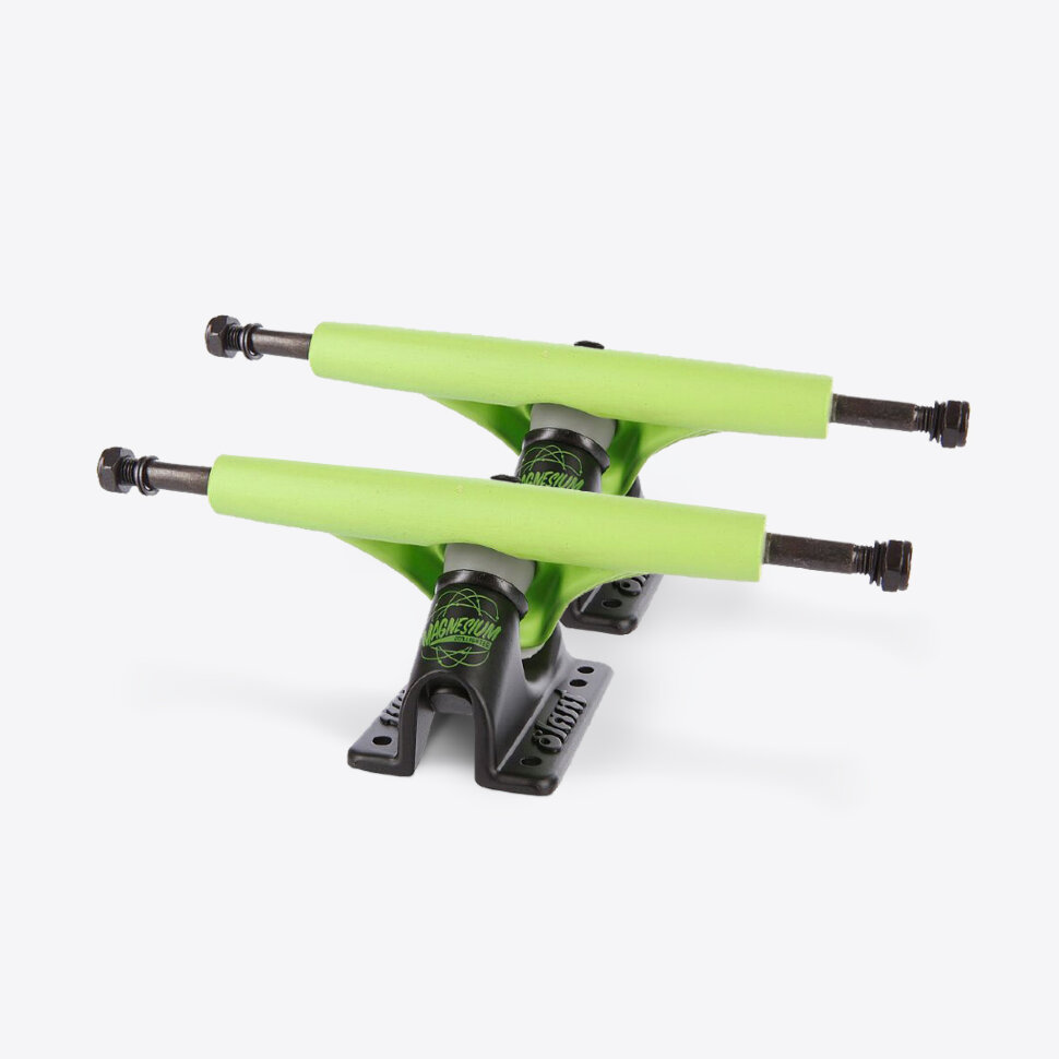 Подвески для лонгборда SLANT Magnesium Inverted Truck Fluorescent Green Black 150mm 2020 805538408607