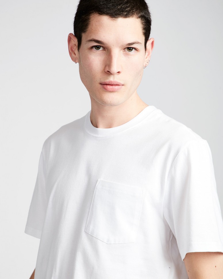Футболка мужская ELEMENT Basic Pocket Cr Ss Optic White фото 2