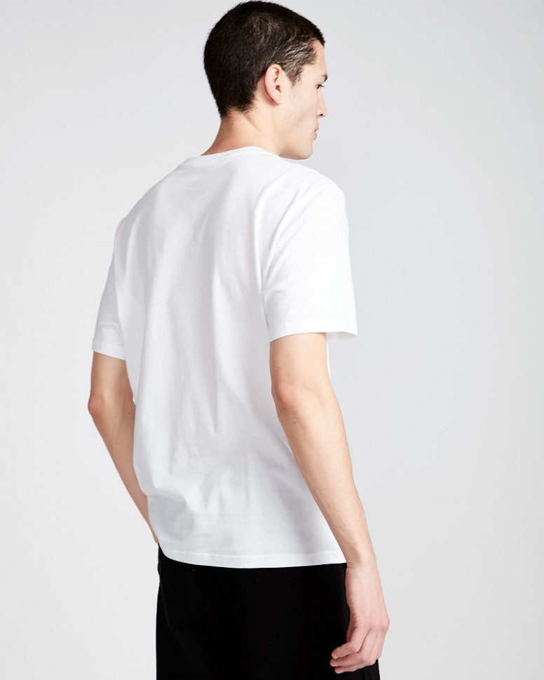 Футболка мужская ELEMENT Basic Pocket Cr Ss Optic White фото 3