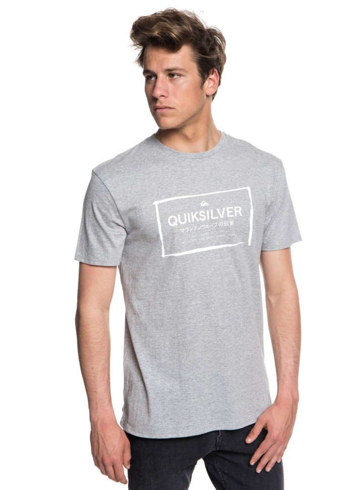 Футболка QUIKSILVER Quikinthebox M Sleet Heather