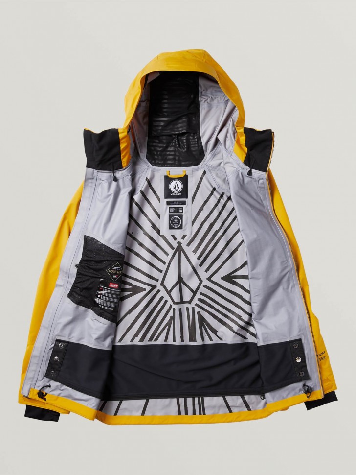 Куртка для сноуборда мужская VOLCOM Guch Strtch Gore Jkt Resin Gold фото 3