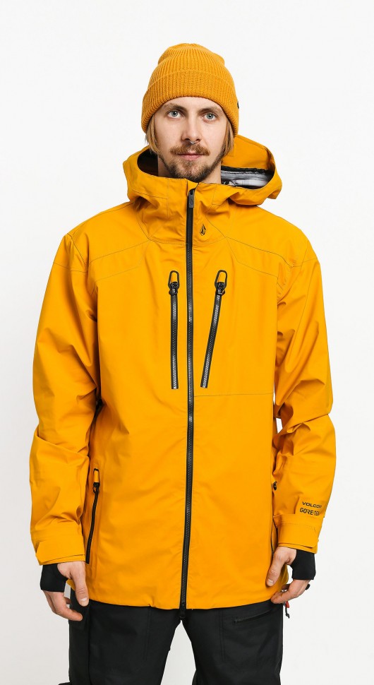 фото Куртка для сноуборда мужская volcom guch strtch gore jkt resin gold
