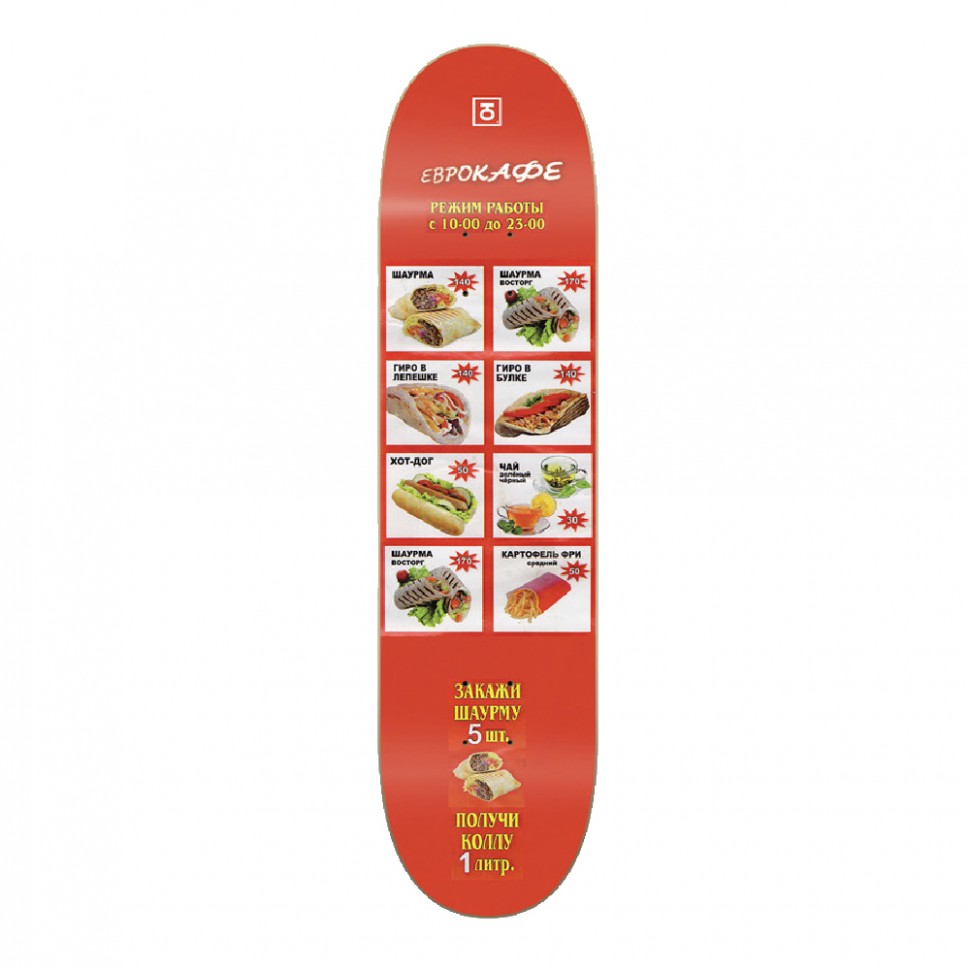 Дека для скейтборда ЮНИОН Doner Red 8.25 дюйм 2020