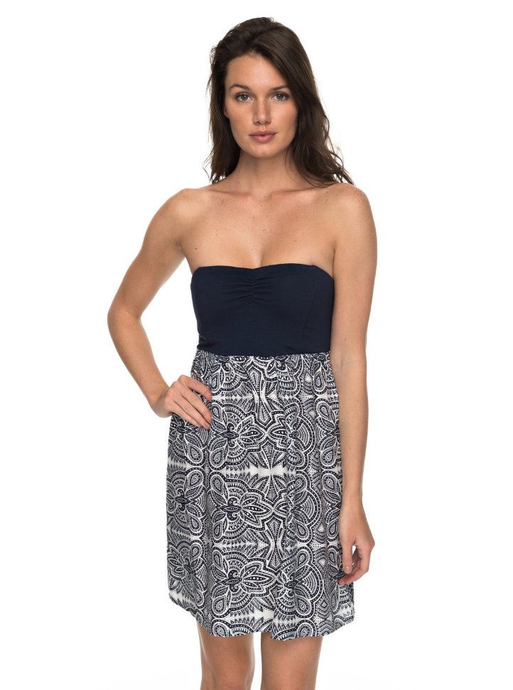 Платье женское ROXY Oceanromance J Marshmallow Tribal Vibes Strip фото 2