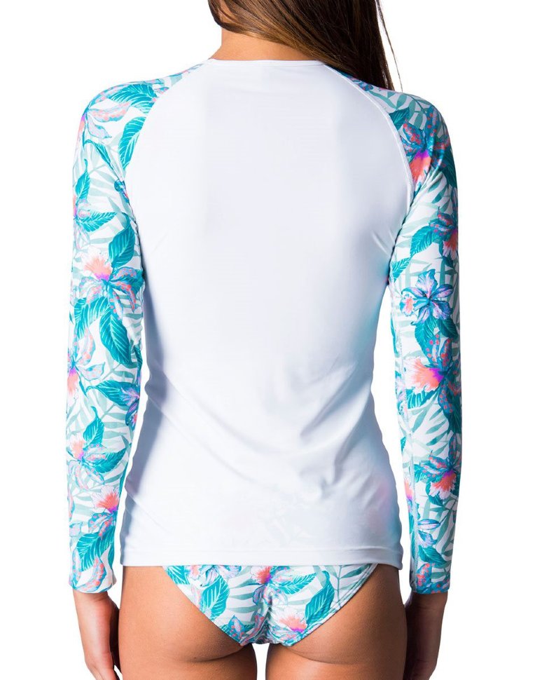 Гидромайка RIP CURL Tropic Tribe Relaxed L/Sl White фото 2