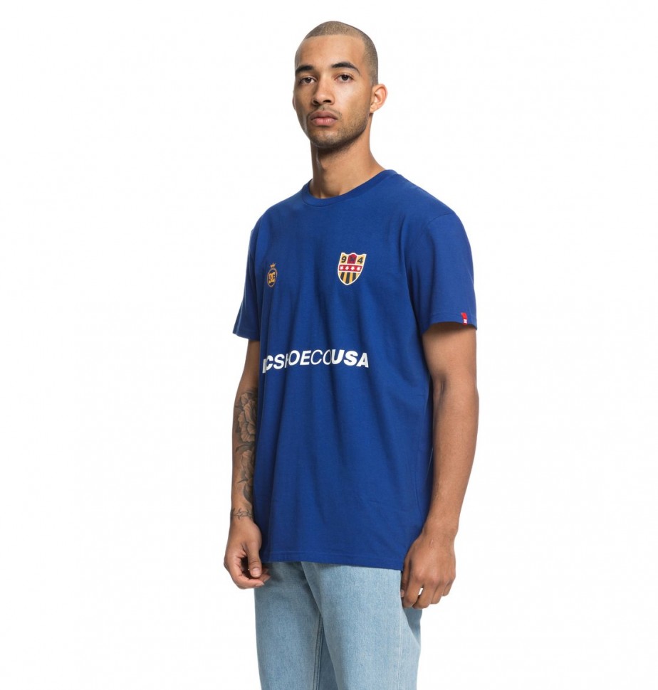 Футболка DC SHOES Hit Squad Ss M Sodalite Blue фото 2