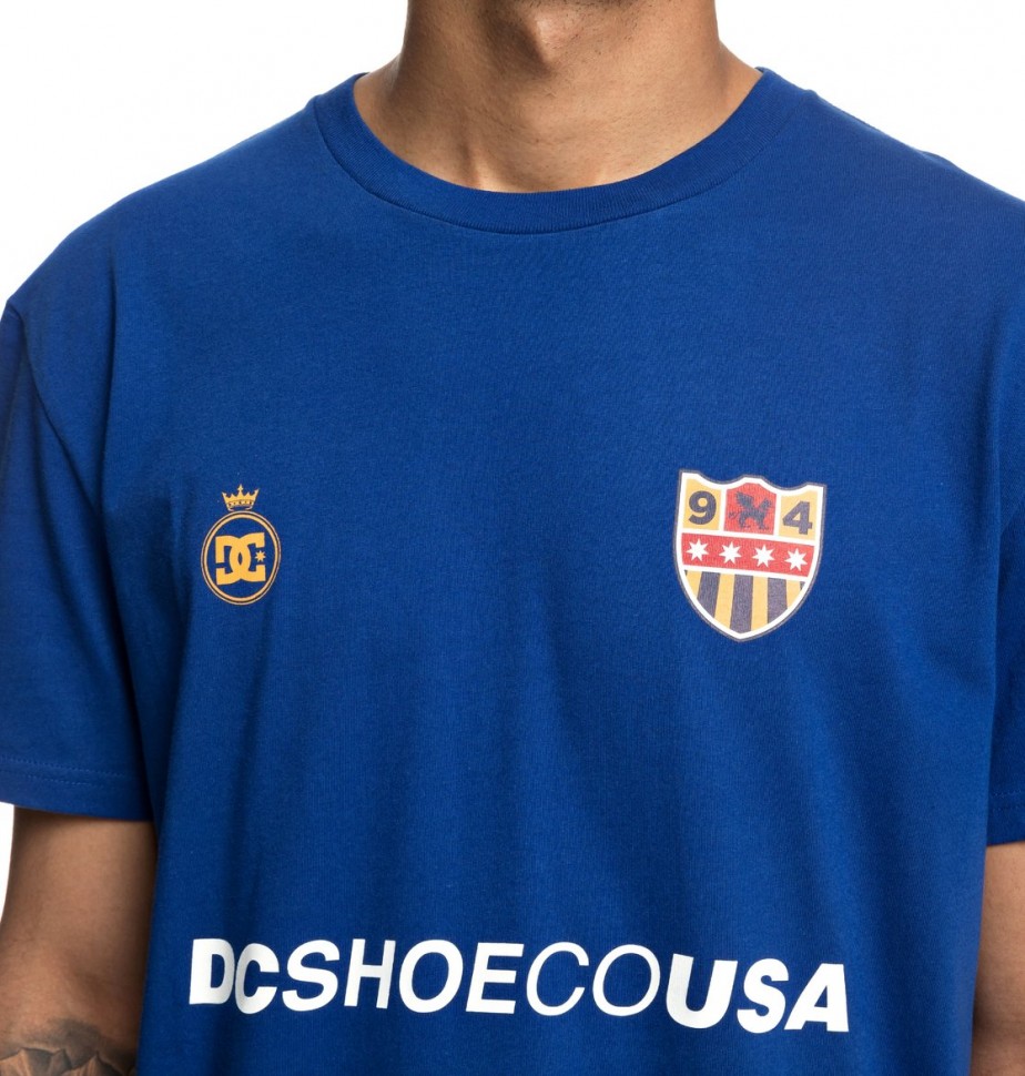 Футболка DC SHOES Hit Squad Ss M Sodalite Blue фото 3