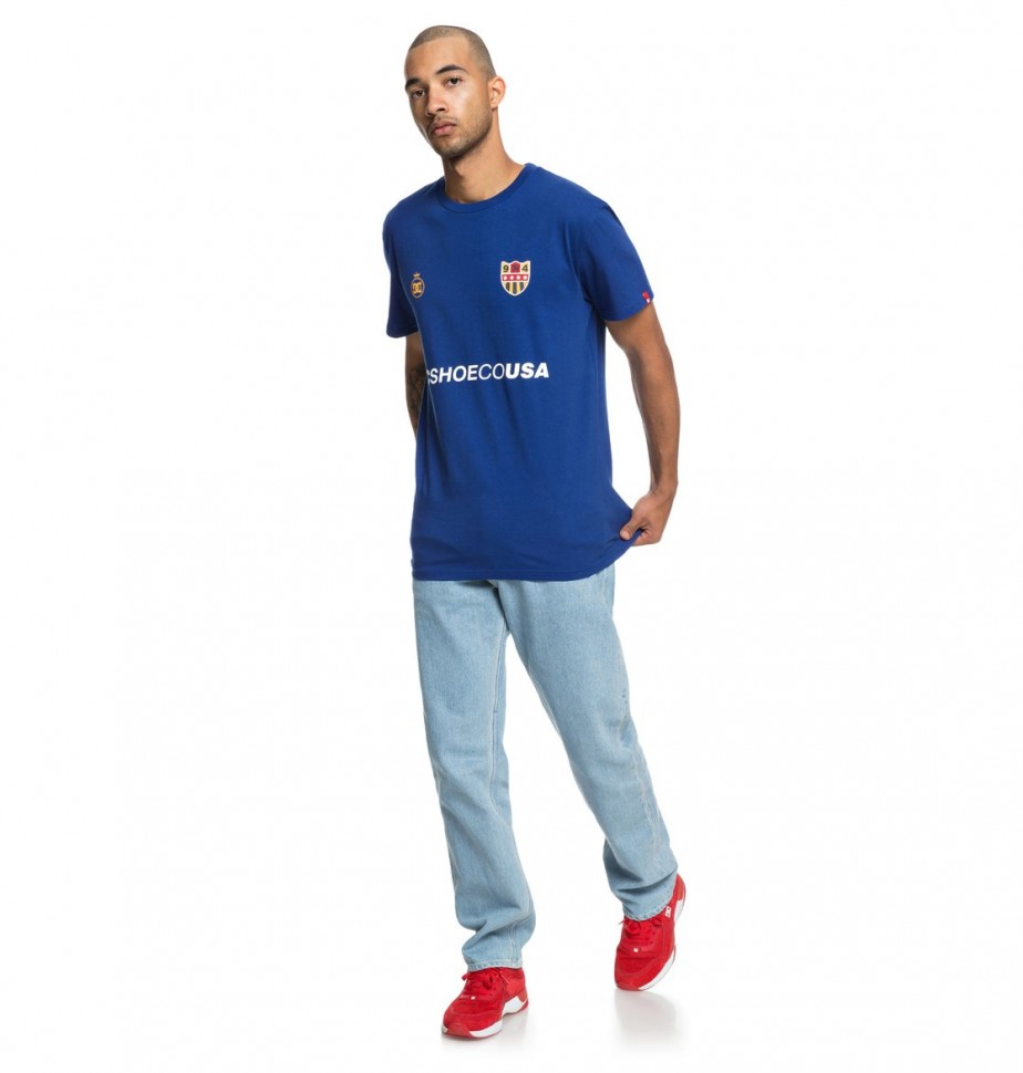 Футболка DC SHOES Hit Squad Ss M Sodalite Blue фото 4
