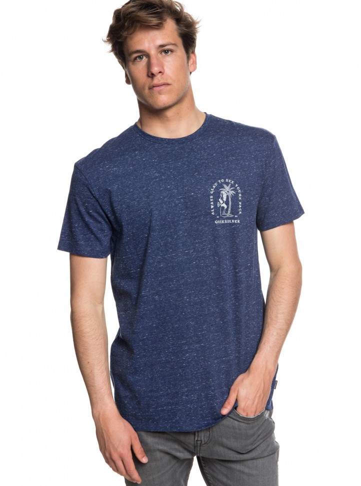 Футболка QUIKSILVER Gladyoureback M Medieval Blue Heather