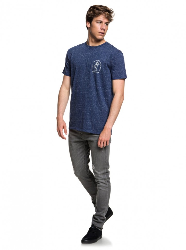 Футболка QUIKSILVER Gladyoureback M Medieval Blue Heather фото 2