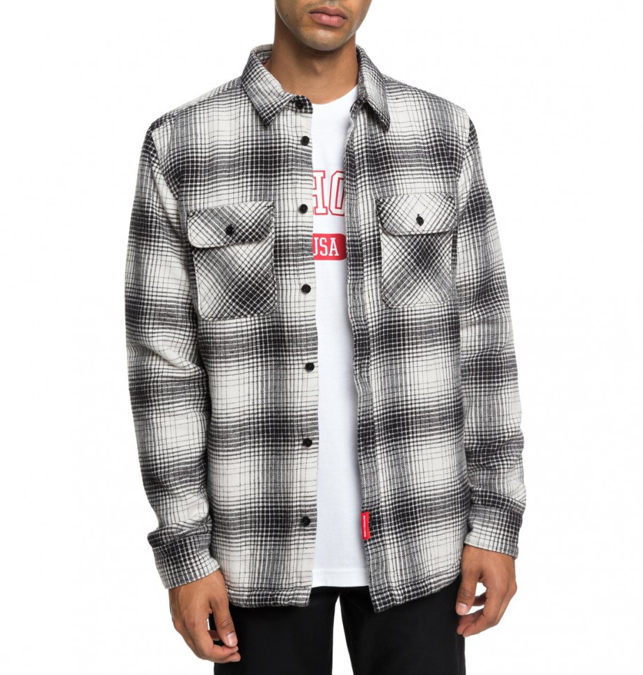 Сорочка DC SHOES Ombre Flannel M Charcoal Heather фото 4