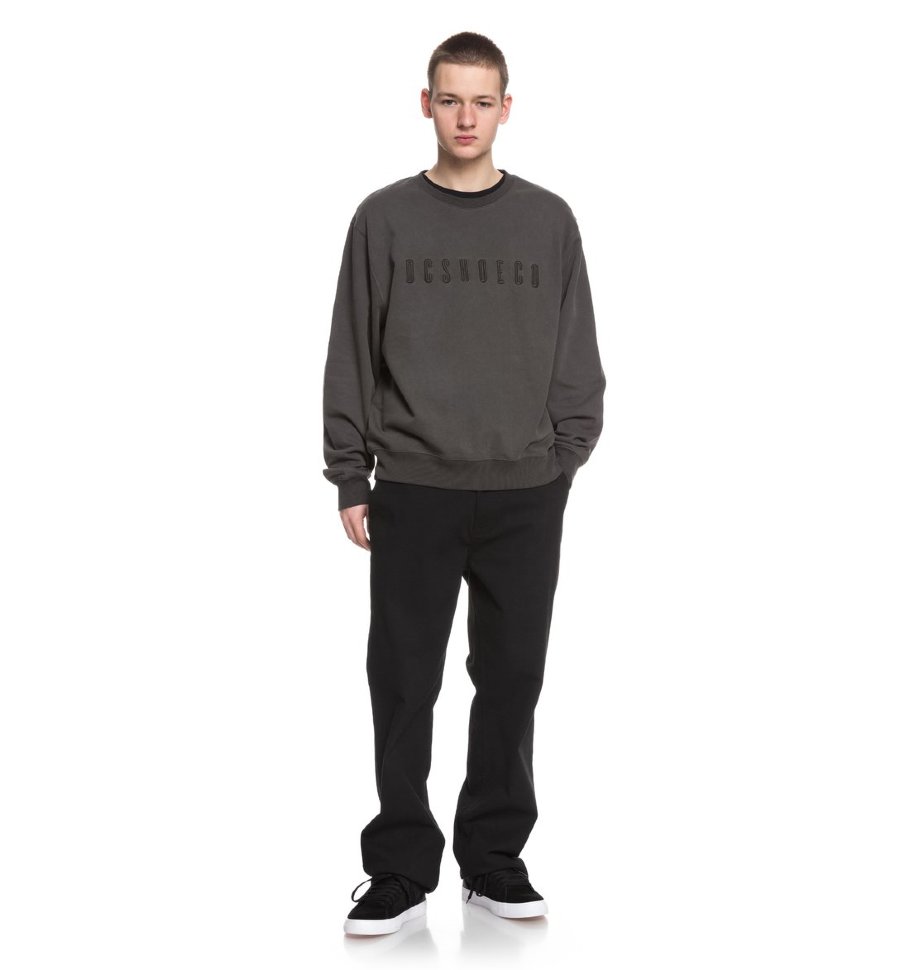 Джемпер мужской DC SHOES Sharow Crew M Black фото 2