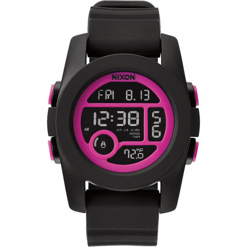 Часы NIXON Unit 40 A/S Black/Magenta