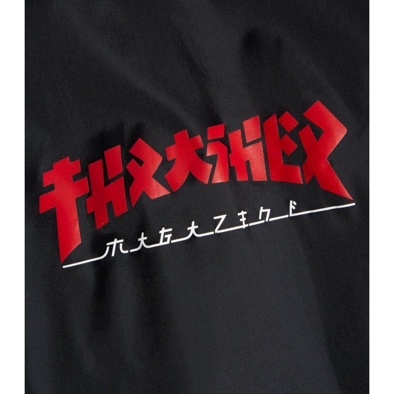 Куртка THRASHER Godzilla Track Jacket Black 2020 фото 2