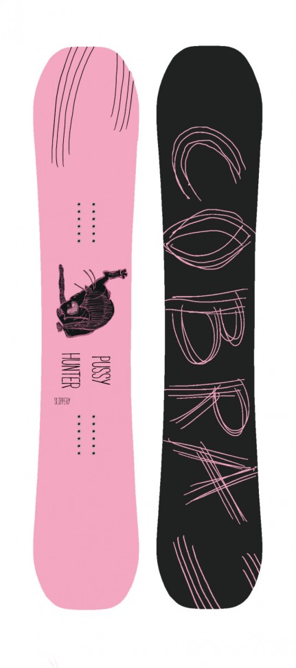 Сноуборд мужской COBRA Slippery Pink/Black