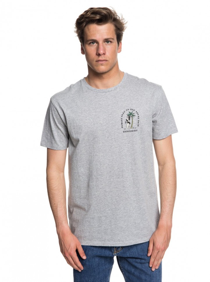 Футболка QUIKSILVER Gladyoureback M Sleet Heather