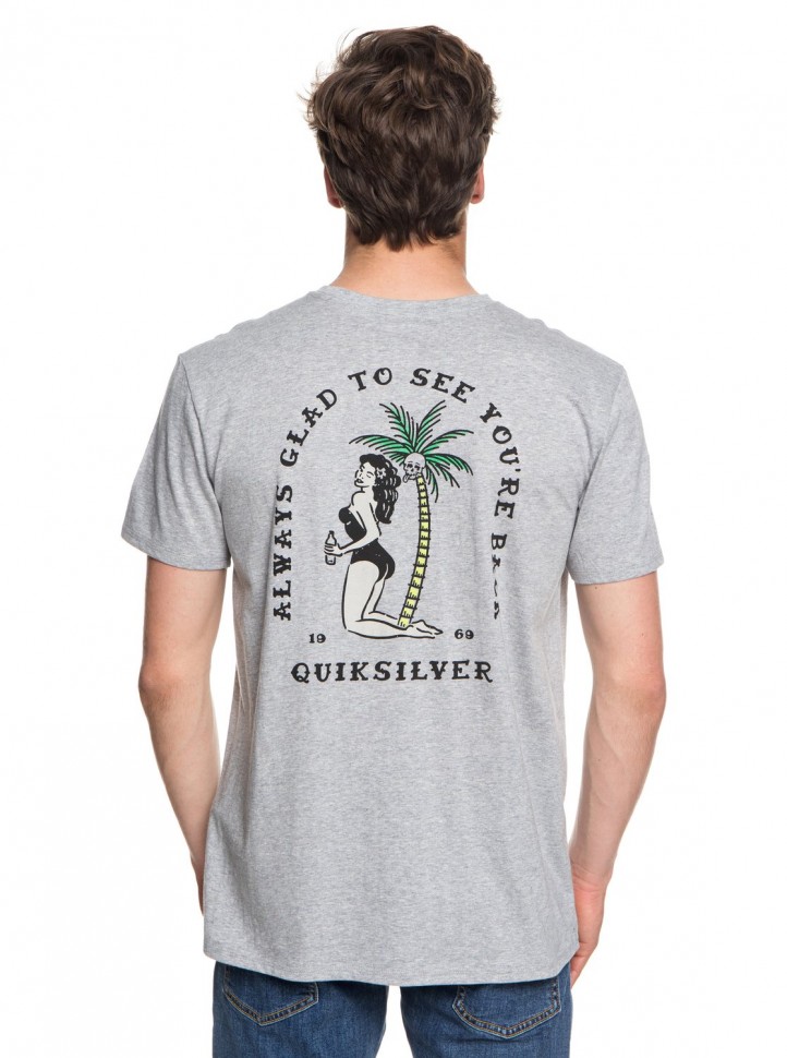 Футболка QUIKSILVER Gladyoureback M Sleet Heather фото 3